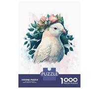 Rompecabezas De 1000 Piezas para Adolescentes Beautiful White Dove Rompecabezas para Adultos Juegos Relajantes Montaje De Patrones Regalos para Amigos Y Familiares 38x26cm/1000pcs