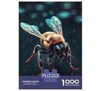 Rompecabezas De 1000 Piezas para Adolescentes Bee Animal Rompecabezas para Adultos Juego Práctico Ensamblaje De Patrones Regalo De Cumpleaños, Regalos, 38x26cm/1000pcs