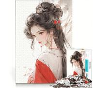 Rompecabezas de 1000 Piezas para Adolescentes: Belleza China, Juegos educativos, Entrena tu Cerebro y Tus Manos, colección de Artistas, Bellas Artes 50x75cm