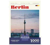 Rompecabezas De 1000 Piezas para Adolescentes Berlin Germany Travel Art Rompecabezas para Adultos Juguete Decoración De Pared Mejora La Memoria Desafío Educativo 52x38cm/1000pcs