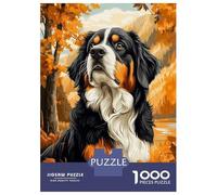 Rompecabezas De 1000 Piezas para Adolescentes Bernese Mountain Dog in Autumn Landscape Rompecabezas para Adultos Juegos De Relajación Desafío Difícil Desafío Educativo 70x50cm/1000pcs