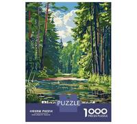 Rompecabezas De 1000 Piezas para Adolescentes Bialowieza Forest Poland Belarus Rompecabezas Juguetes DIY Pero Divertidos Y Humorísticos Cumpleaños Y Navidad 70x50cm/1000pcs