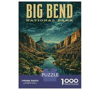 Rompecabezas De 1000 Piezas para Adolescentes Big Bend National Park Vintage Rompecabezas para Adultos Juguetes DIY Pero Divertidos Y Humorísticos Cumpleaños 70x50cm/1000pcs
