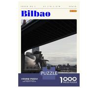 Rompecabezas De 1000 Piezas para Adolescentes Bilbao Spain Travel Art Rompecabezas para Adultos Juegos Familiares Difícil Difícil Cumpleaños Y Navidad 52x38cm/1000pcs