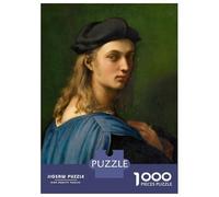 Rompecabezas De 1000 Piezas para Adolescentes Bindo Altoviti by Raphael Rompecabezas para Adultos Juegos Divertidos Decoración Cumpleaños, Navidad 38x26cm/1000pcs