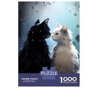 Rompecabezas De 1000 Piezas para Adolescentes Black and White Love Rompecabezas Juego Familiar Mejora La Memoria Cumpleaños 70x50cm/1000pcs