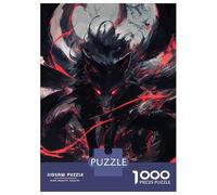 Rompecabezas De 1000 Piezas para Adolescentes Black Kitsune Power Rompecabezas para Adultos Juegos Familiares Decoración Gran Regalo para Jugar 52x38cm/1000pcs