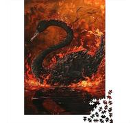 Rompecabezas De 1000 Piezas para Adolescentes Black Swan Art Print-10 Rompecabezas Juegos Relajantes Decoración De Pared Regalos para Amigos Y Familiares 70x50cm/1000pcs