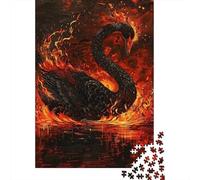 Rompecabezas De 1000 Piezas para Adolescentes Black Swan Art Print-8 Rompecabezas para Adultos Juegos De Relajación Decoración del Hogar Desafío Educativo 70x50cm/1000pcs