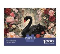 Rompecabezas De 1000 Piezas para Adolescentes Black Swan Wall Mural Rompecabezas para Adultos Juguetes DIY Alivio del Estrés Oferta como Regalos para Toda La Familia 38x26cm/1000pcs