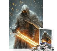 Rompecabezas de 1000 Piezas para Adolescentes Blazing Blade in Snow Rompecabezas para Adultos Juegos Divertidos Desafío difícil Ayuda a ejercitar el Cerebro (Tamaño 38x52cm)