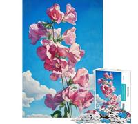Rompecabezas de 1000 Piezas para Adolescentes Bloom in Sweet Pea Toys Juegos educativos Juego Imposible desafío difícil Regalo de cumpleaños (tamaño 75x50cm)