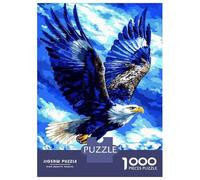 Rompecabezas De 1000 Piezas para Adolescentes Blue Eagle Soaring Rompecabezas para Adultos Juego Práctico Decoración del Hogar Cumpleaños Y Navidad 38x26cm/1000pcs