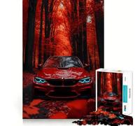 Rompecabezas de 1000 Piezas para Adolescentes BMW M Bosque de secuoyas Arte de Corte Exacto,Juego para ejercitar la Mente,Juego para Relajarse,Arte navideño para el Tiempo Libre 50x75cm