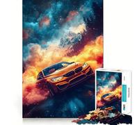 Rompecabezas de 1000 Piezas para Adolescentes BMW M en Cosmic Smokewave,Arte de Corte preciso,Juguete para ejercitar el Cerebro,Juego Relajante,Juego Divertido de cumpleaños 50x75cm