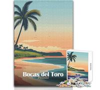 Rompecabezas de 1000 Piezas para Adolescentes, Bocas del Toro, Panamá, Juegos Familiares, decoración del hogar, Ideas de Regalo, tamaño 38x26cm