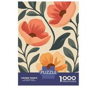 Rompecabezas De 1000 Piezas para Adolescentes Boho Minimalist Floral Art Rompecabezas Juguetes DIY Pero Divertidos Y Humorísticos Cumpleaños Y Navidad 52x38cm/1000pcs