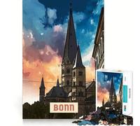 Rompecabezas de 1000 Piezas para Adolescentes Bonn Smooth Joint Fun,Regalo para Jugar a la Mente,Juego Relajante,Arte navideño para el Tiempo Libre 38x26cm