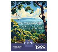 Rompecabezas De 1000 Piezas para Adolescentes Bosque De Chapultepec, Mexico City Rompecabezas para Adultos Juegos De Relajación Desafío Difícil Regalo De Cumpleaños, Regalos, 70x50cm/1000pcs