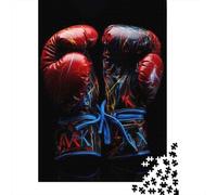 Rompecabezas De 1000 Piezas para Adolescentes Boxing Gloves for Men Women Rompecabezas para Adultos Juego De Ingenio Desafío Difícil Cumpleaños 38x26cm/1000pcs