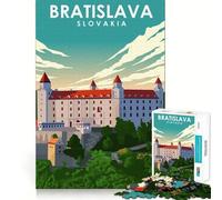 Rompecabezas de 1000 Piezas para Adolescentes,Bratislava,Eslovaquia Ideal para Viajes,Manualidades,Ejercicios mentales,diversión,Momentos de Relax y Actividades de cumpleaños (38x52cm)