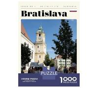 Rompecabezas De 1000 Piezas para Adolescentes Bratislava Slovakia Travel Art Rompecabezas para Adolescentes Juego Práctico Desafío Difícil Oferta como Regalo para Toda La Familia 38x26cm/1000pcs