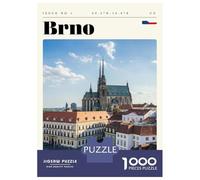 Rompecabezas De 1000 Piezas para Adolescentes Brno Czech Republic Travel Art Rompecabezas para Adultos Juegos Familiares Mejora La Memoria Cumpleaños Y Navidad 38x26cm/1000pcs