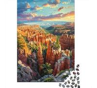 Rompecabezas De 1000 Piezas para Adolescentes Bryce Canyon National Park-4 Rompecabezas para Adultos Juegos Divertidos Decoración Ayuda A Ejercitar El Cerebro 70x50cm/1000pcs