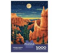 Rompecabezas De 1000 Piezas para Adolescentes Bryce Canyon National Park Rompecabezas para Adultos Juegos Familiares Mejora La Memoria Cumpleaños Y Navidad 38x26cm/1000pcs