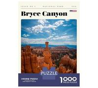 Rompecabezas De 1000 Piezas para Adolescentes Bryce Canyon National Park Travel Art Rompecabezas para Adultos Juego Familiar Decoración del Hogar Regalos para Reducir El Estrés 70x50cm/1000pcs