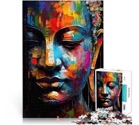 Rompecabezas de 1000 Piezas para Adolescentes Buda Zen Alivia el estrés Vacaciones en casa Matar el Tiempo Una Obra de Arte 38x26cm