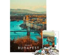 Rompecabezas de 1000 Piezas para Adolescentes Budapest Hungría Juguetes Juegos educativos Juegos educativos desafío difícil Regalos para Mujeres y Hombres (tamaño 38x52cm)