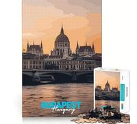 Rompecabezas de 1000 Piezas para Adolescentes,Budapest,Hungría,Paisaje Urbano,decoración,Juguete para ejercitar la Mente,Juego para Relajarse,Regalo Divertido de Navidad (50x75cm)