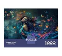 Rompecabezas De 1000 Piezas para Adolescentes Butterfly Dreams Fantasy Art Rompecabezas para Adultos Juego Familiar Decoración del Hogar Cumpleaños Y Navidad 70x50cm/1000pcs