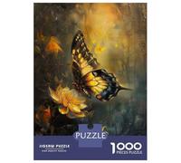 Rompecabezas De 1000 Piezas para Adolescentes Butterfly Flower Magical Rompecabezas para Adultos Juguetes Antiestrés Análisis Y Lógica Cumpleaños Y Navidad 70x50cm/1000pcs