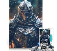 Rompecabezas de 1000 Piezas para Adolescentes Caballero Misterioso Juguete para armar Mejora la Memoria con Piezas de Formas aleatorias Que encajan Perfectamente 50x75cm