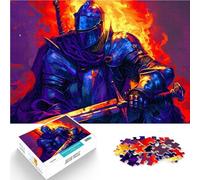 Rompecabezas de 1000 Piezas para Adolescentes Caballero Paladín del Anillo de Fuego Juguetes educativos Gran Regalo para Juegos 75x50cm