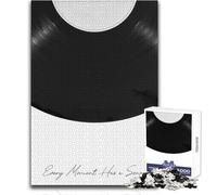 Rompecabezas de 1000 Piezas para Adolescentes: Cada Momento Tiene una canción, Juego de desafío único, desafío difícil, Regalo para cumpleaños, tamaño 38x26cm