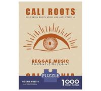 Rompecabezas De 1000 Piezas para Adolescentes Cali Roots Music Festival Rompecabezas para Adultos Juegos Relajantes Corte De Precisión Regalos Y Cumpleaños Únicos 70x50cm/1000pcs