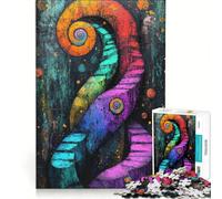 Rompecabezas de 1000 Piezas para Adolescentes Camino al Cosmos Juego Imposible interacción Entre Padres e Hijos cumpleaños 38x52cm