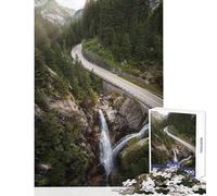 Rompecabezas de 1000 Piezas para Adolescentes Camino al Paraíso Juego de ingenio para Mejorar la Memoria Juguete Decorativo para Pared cumpleaños (38x52cm)