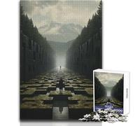 Rompecabezas de 1000 Piezas para Adolescentes, Camino de la Soledad, Hermoso diseño, Juego, difícil, Obra de Arte, Regalo, tamaño 38x52cm