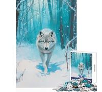 Rompecabezas de 1000 Piezas para Adolescentes Camino del Lobo decoración del hogar Juguetes Gran Regalo Juego Educativo colección de Artistas Bellas Artes tamaño 38x52cm