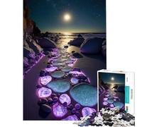 Rompecabezas de 1000 Piezas para Adolescentes Camino Mágico de Piedra Desafío de Inteligencia Cerebral Juguetes Adictivos Juegos Divertidos Mejora la Memoria Regalos Artísticos Tamaño 75x50cm