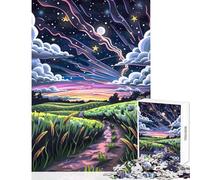 Rompecabezas de 1000 Piezas para Adolescentes Camino mágico Juguetes de Bricolaje Regalos de cumpleaños Juego de ingenio Adecuado para decoración de Escritorio tamaño 38x52cm
