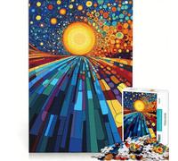 Rompecabezas de 1000 Piezas para Adolescentes Camino Original al Espacio decoración de Pared Regalo de cumpleaños para Fortalecer el Amor Entre Parejas 50x75cm