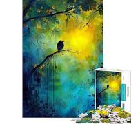 Rompecabezas de 1000 Piezas para Adolescentes Canción del Bosque Místico Rompecabezas para Adultos Juego de ingenio Desafío difícil Regalos para Amigos y Familiares (Tamaño 38x26cm)