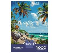 Rompecabezas De 1000 Piezas para Adolescentes Cancun Mexico Beach Paradise Rompecabezas Juegos Relajantes Regalos para Mujeres Cumpleaños 38x26cm/1000pcs