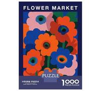 Rompecabezas De 1000 Piezas para Adolescentes Cape Town Flower Market Travel Poster Rompecabezas para Adultos Juguetes De Bricolaje Desafío Difícil Cumpleaños 38x26cm/1000pcs