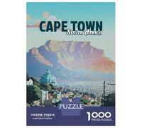 Rompecabezas De 1000 Piezas para Adolescentes Cape Town South Africa Mosaic Art Rompecabezas para Adultos Juegos Divertidos Decoración Perfecta Regalo De Cumpleaños, Regalos, 38x26cm/1000pcs